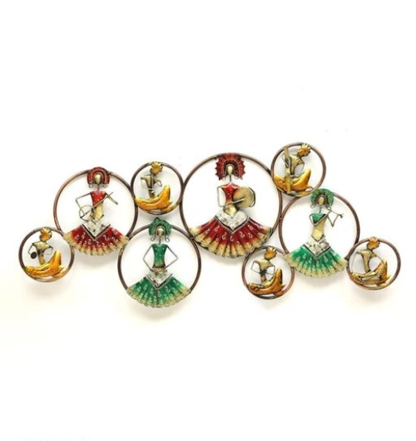  Metal Iron 9 Ring Doll With Led -  Multicolor, Metal, Pack of1